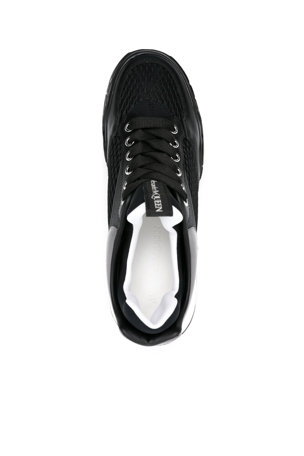 Alexander McQueen Panelled Chunky Sneakers Black White