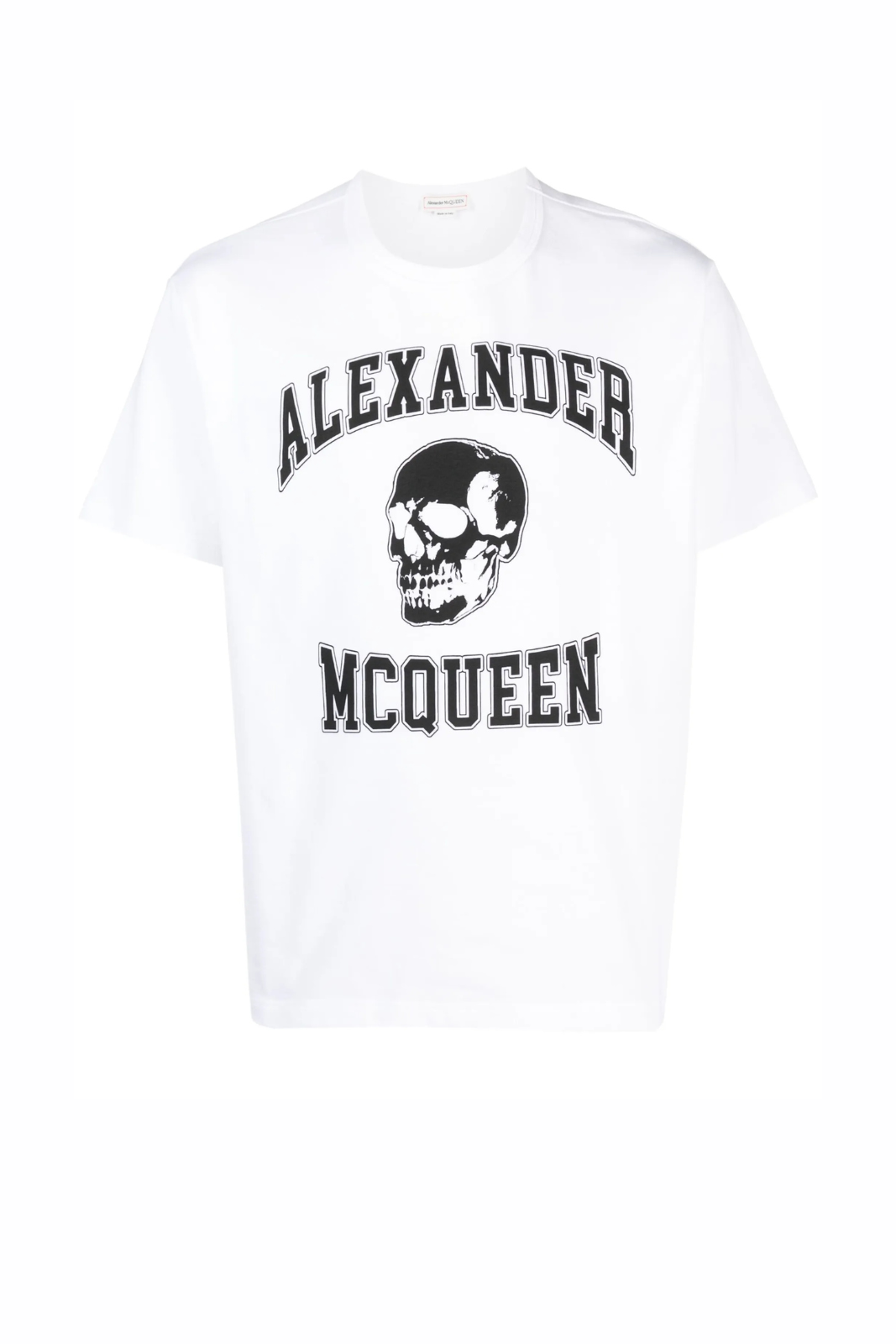 Alexander McQueen skull logo-print T-shirt White