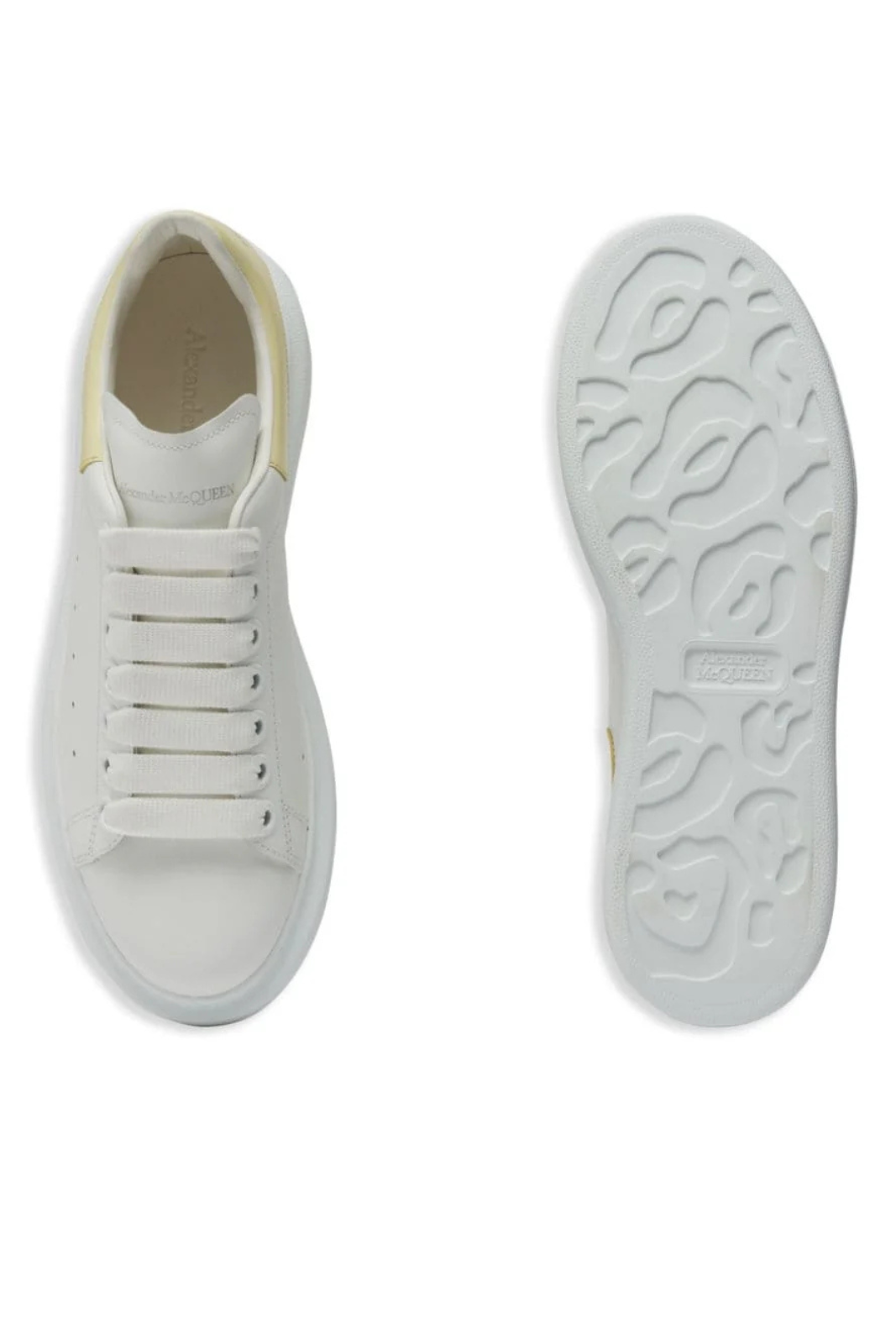 Alexander McQueen Oversized Women Sneakers White light yellow