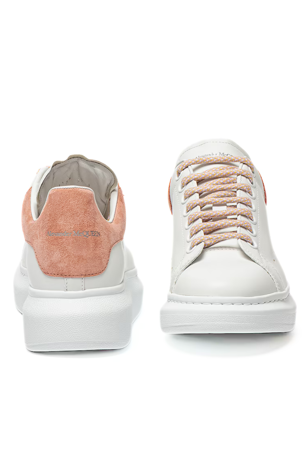 Alexander Mcqueen Womens Sneakers Oversize White Powder Pink