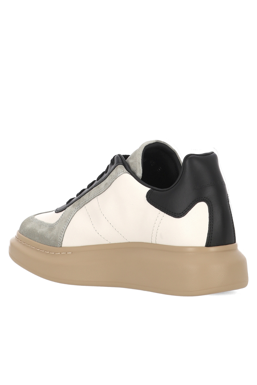 Alexander McQueen Oversized Retro Sneakers White Black Grey