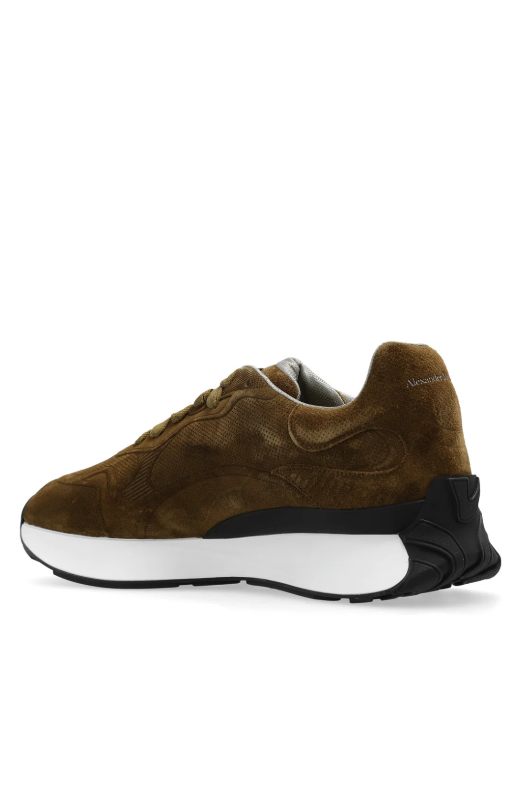 Alexander McQueen Sprint Runner Lace-Up Sneakers brown for men