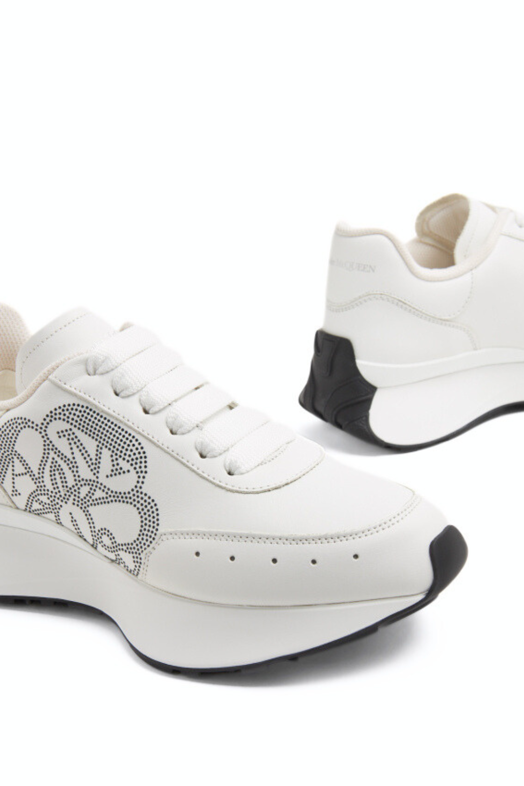Alexander McQueen Women Sprint Runner White Black