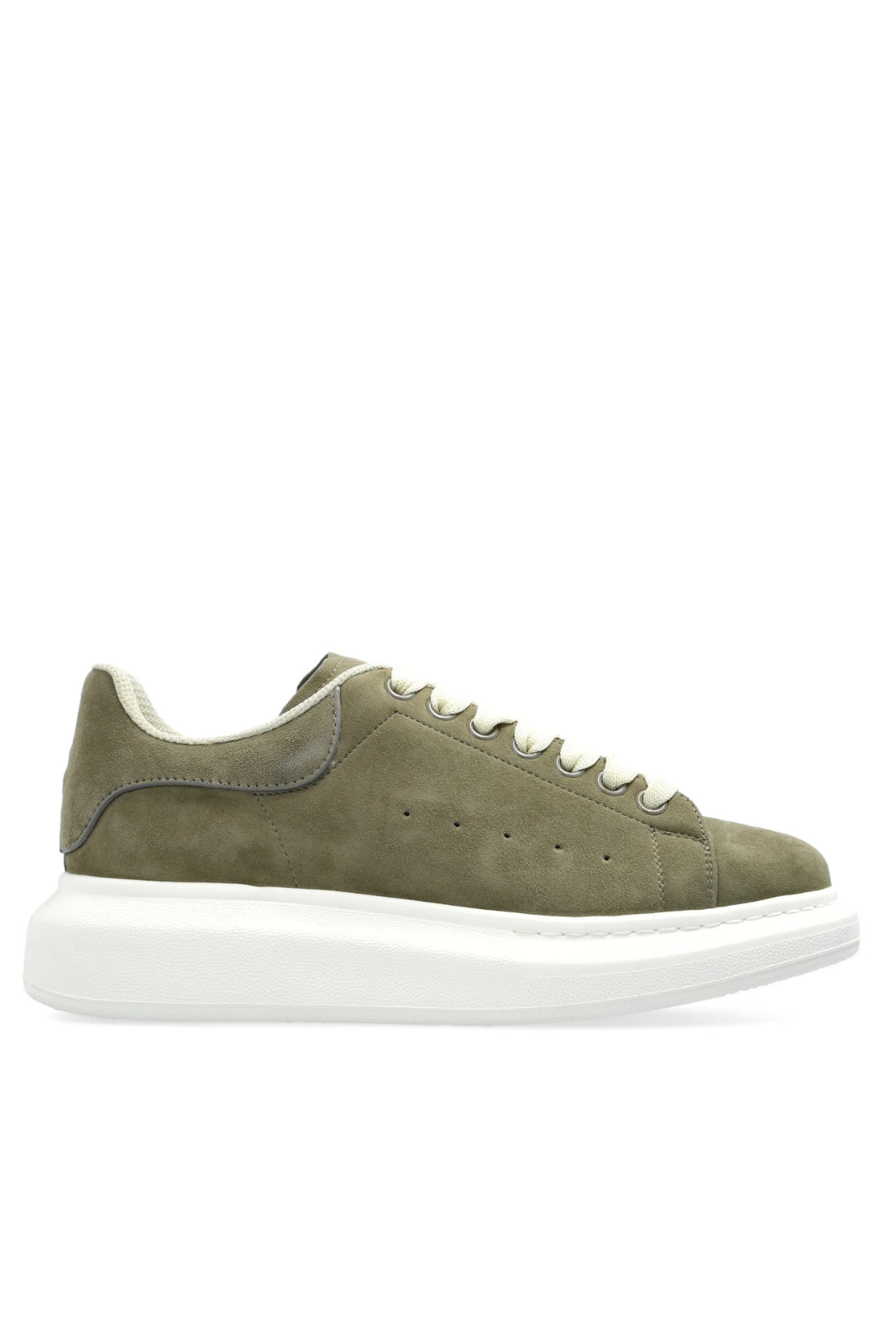 Alexander McQueen Oversized suede Sneaker khaki
