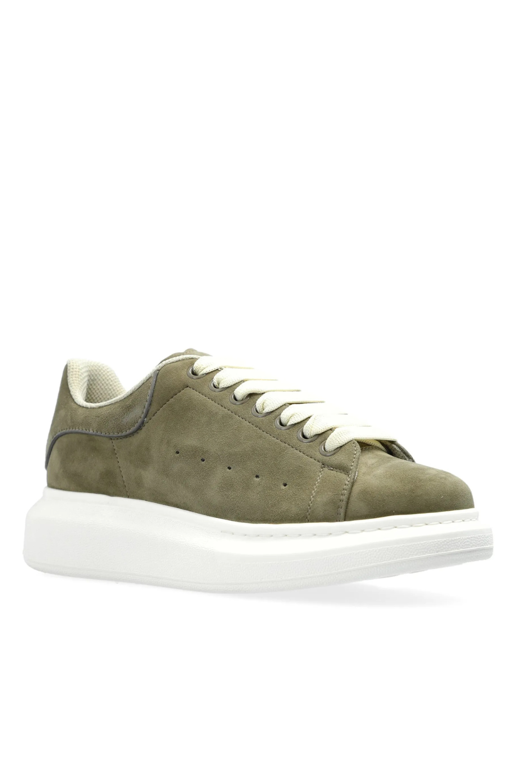 Alexander McQueen Oversized suede Sneaker khaki