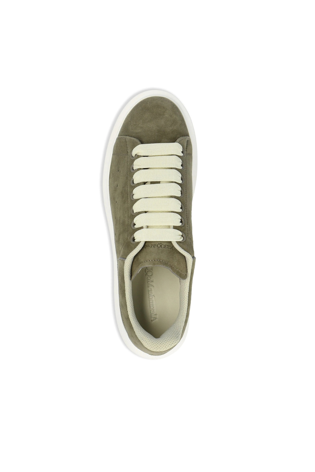Alexander McQueen Oversized suede Sneaker khaki
