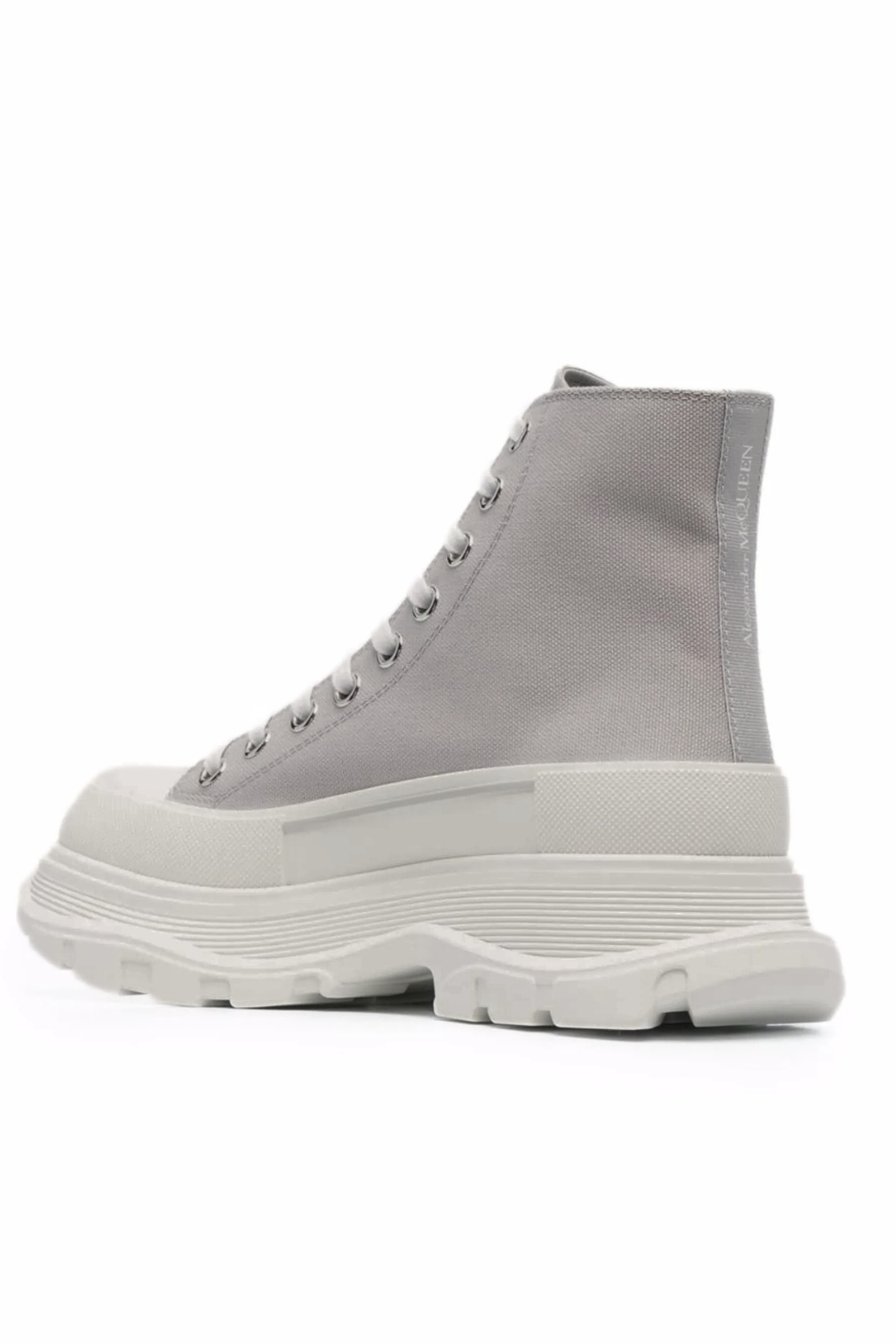 Alexander McQueen Bottines Tread Slick Grey Sneakers