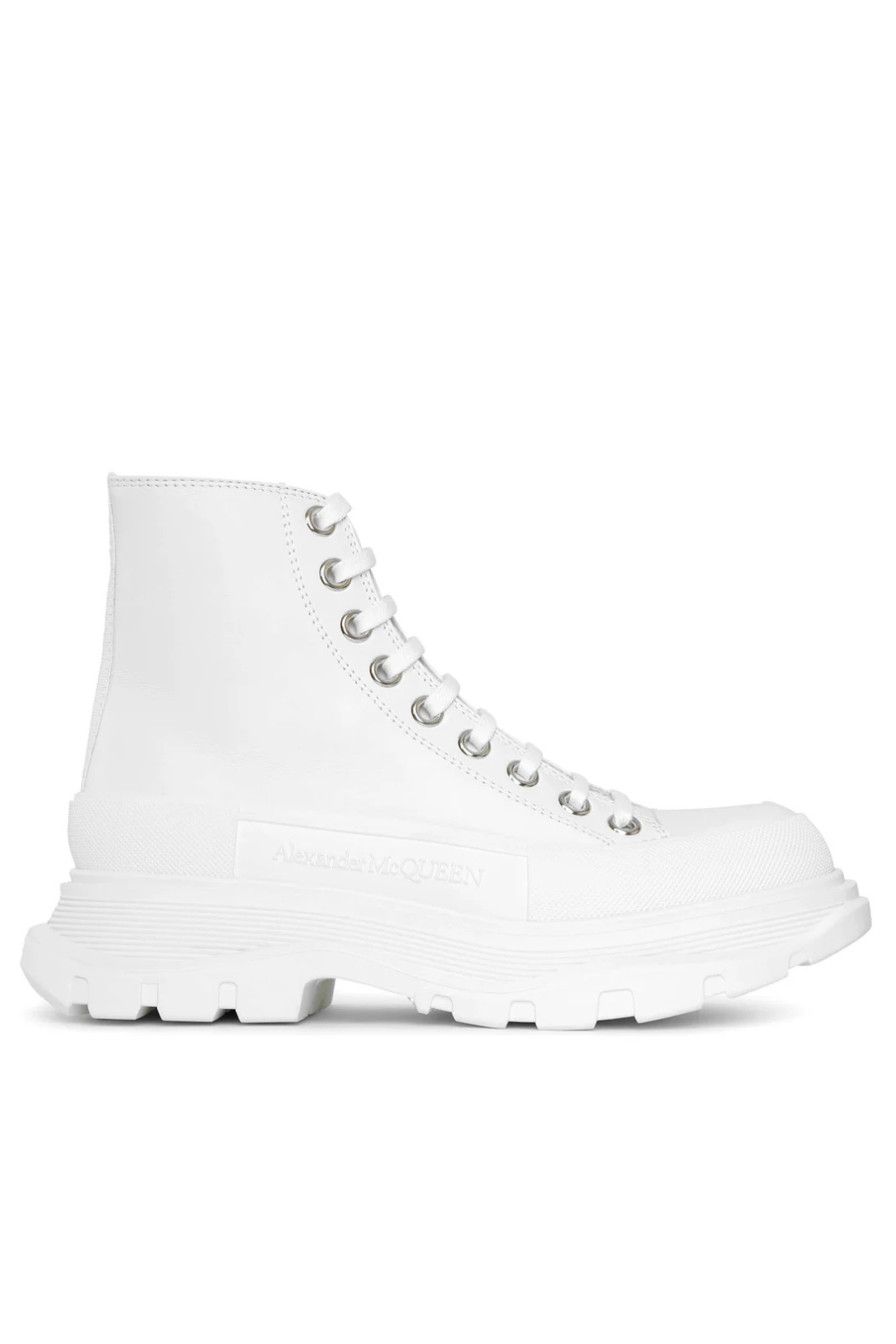 Alexander McQueen Tread Slick Man sneakers White printed logo