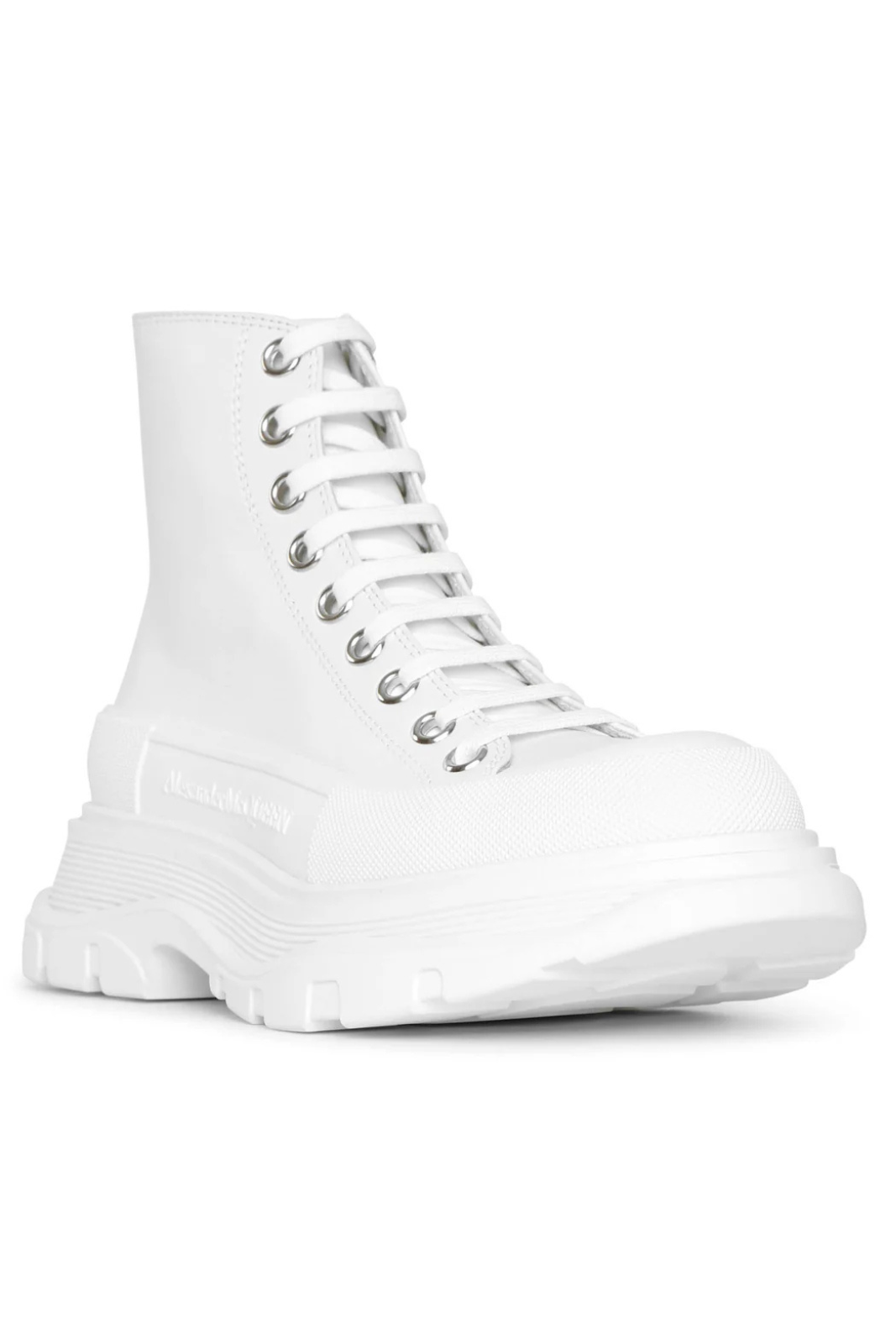 Alexander McQueen Tread Slick Man sneakers White printed logo