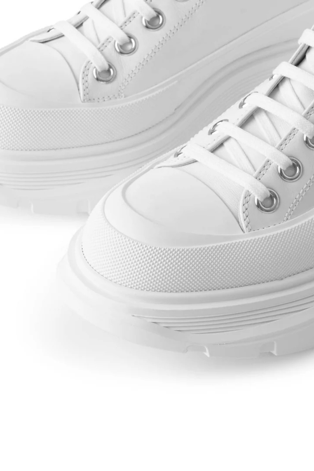 Alexander McQueen Tread Slick Man sneakers White printed logo