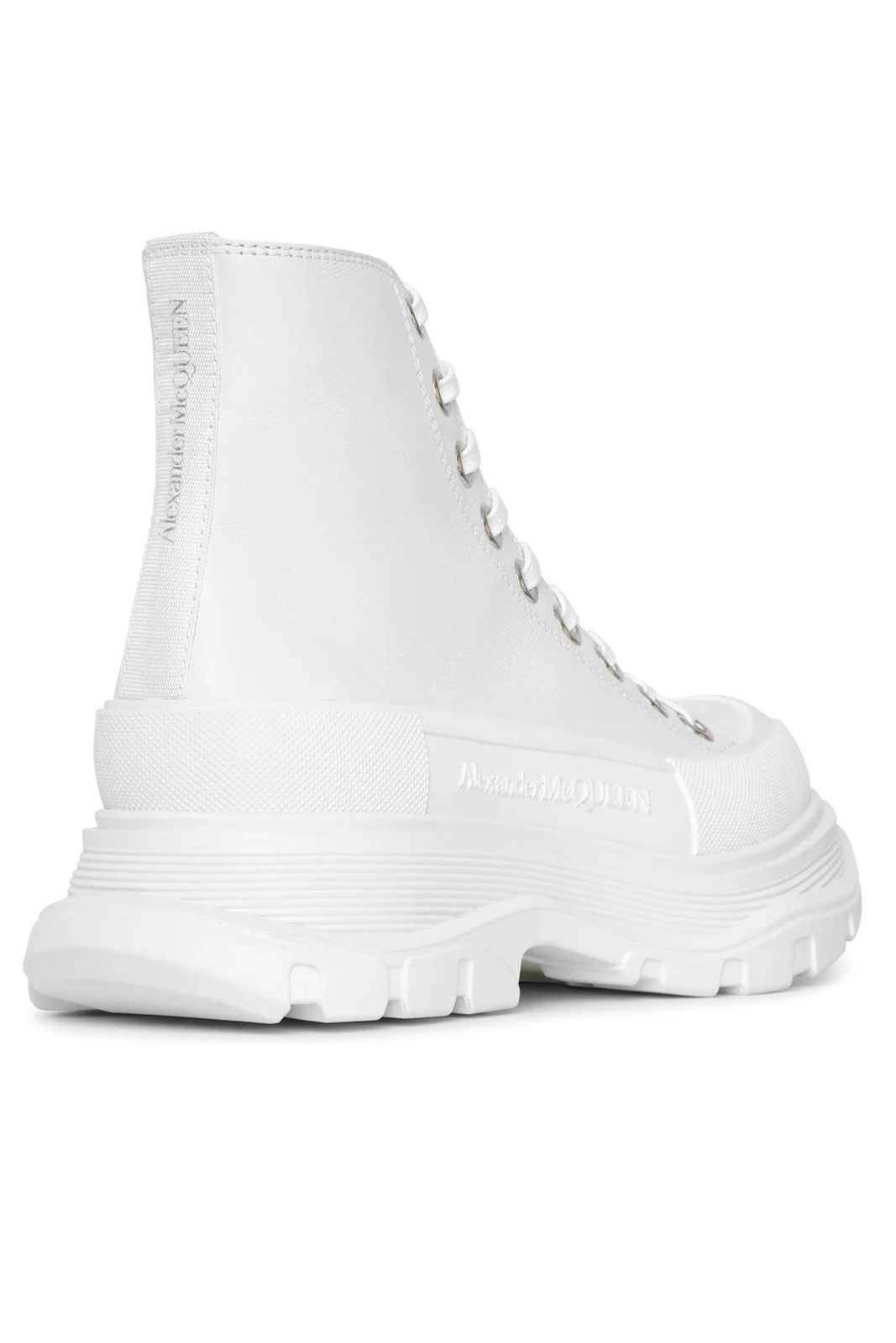 Alexander McQueen Tread Slick Man sneakers White printed logo