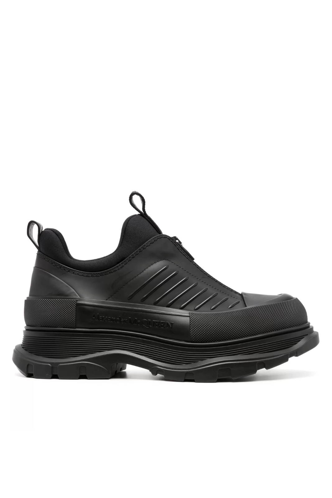 Alexander McQueen Tread Slick Zip Up Black