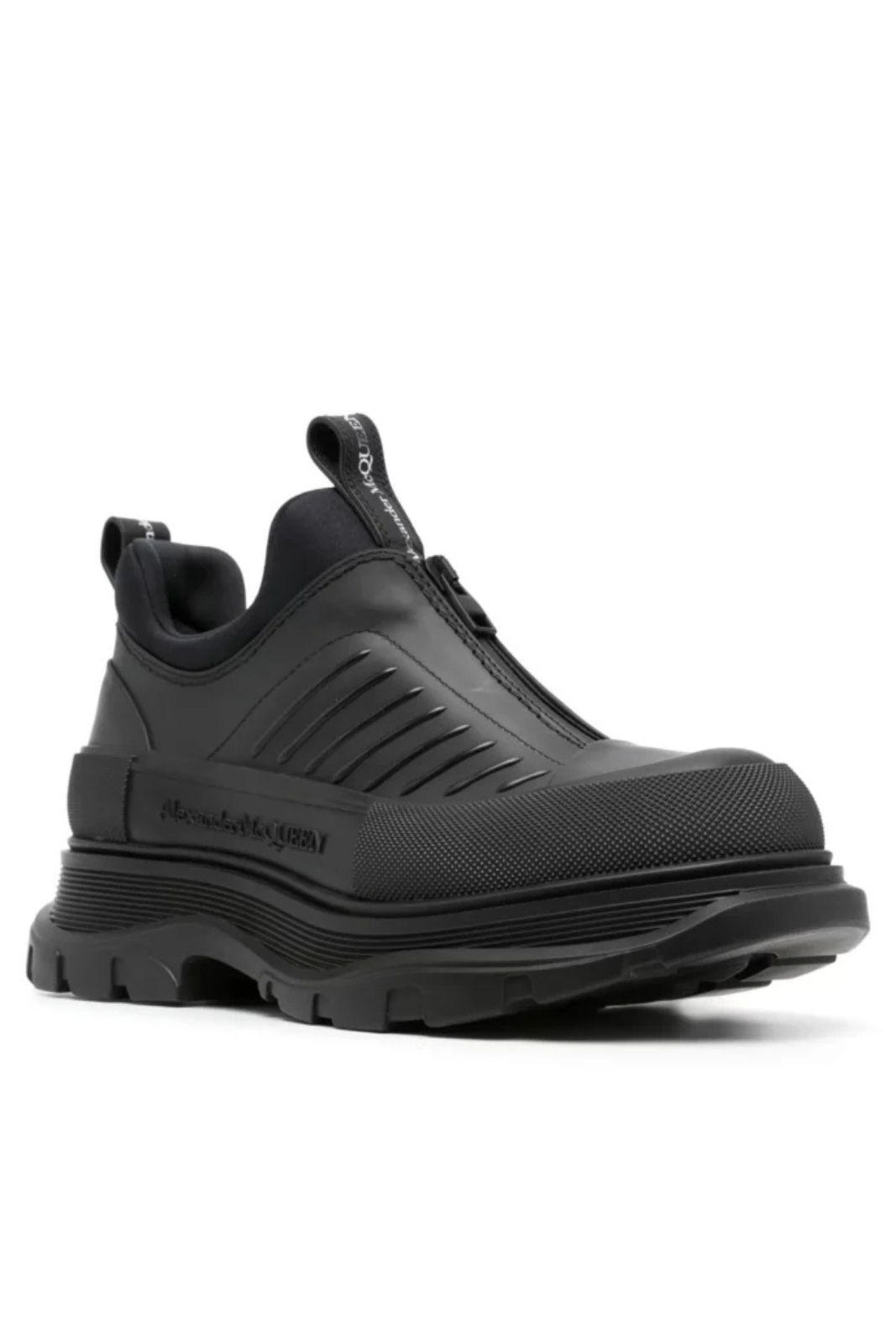 Alexander McQueen Tread Slick Zip Up Black