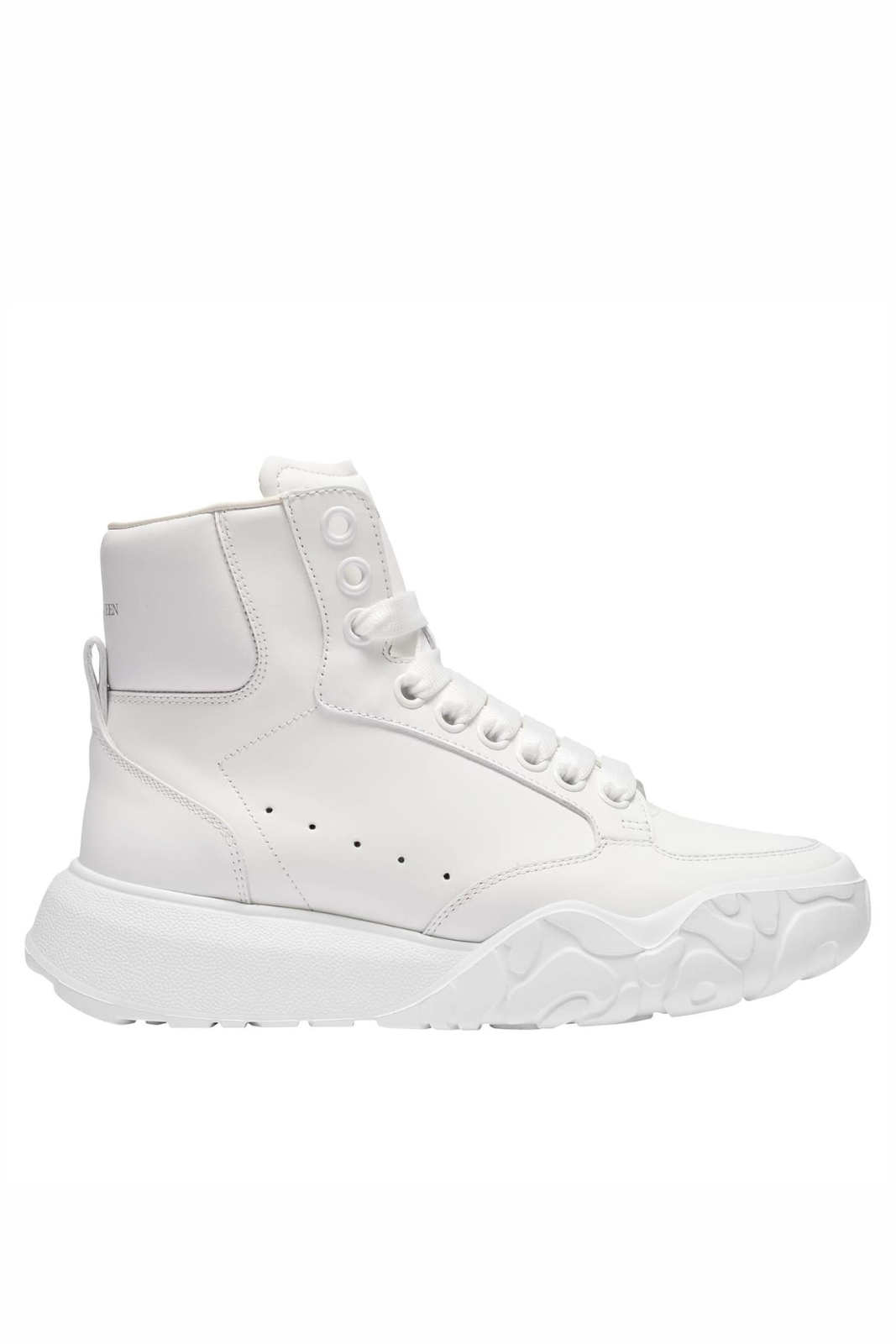 Alexander McQueen Upper and Ru Sneakers in White Leather