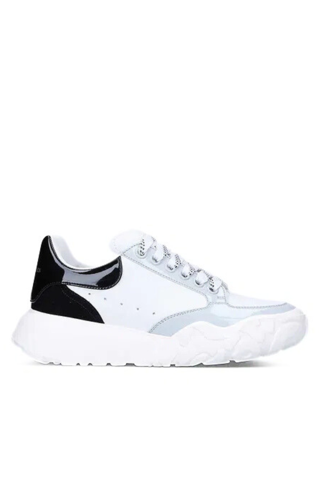 Alexander Mcqueen Oversized Court Leather Low-Top Trainers