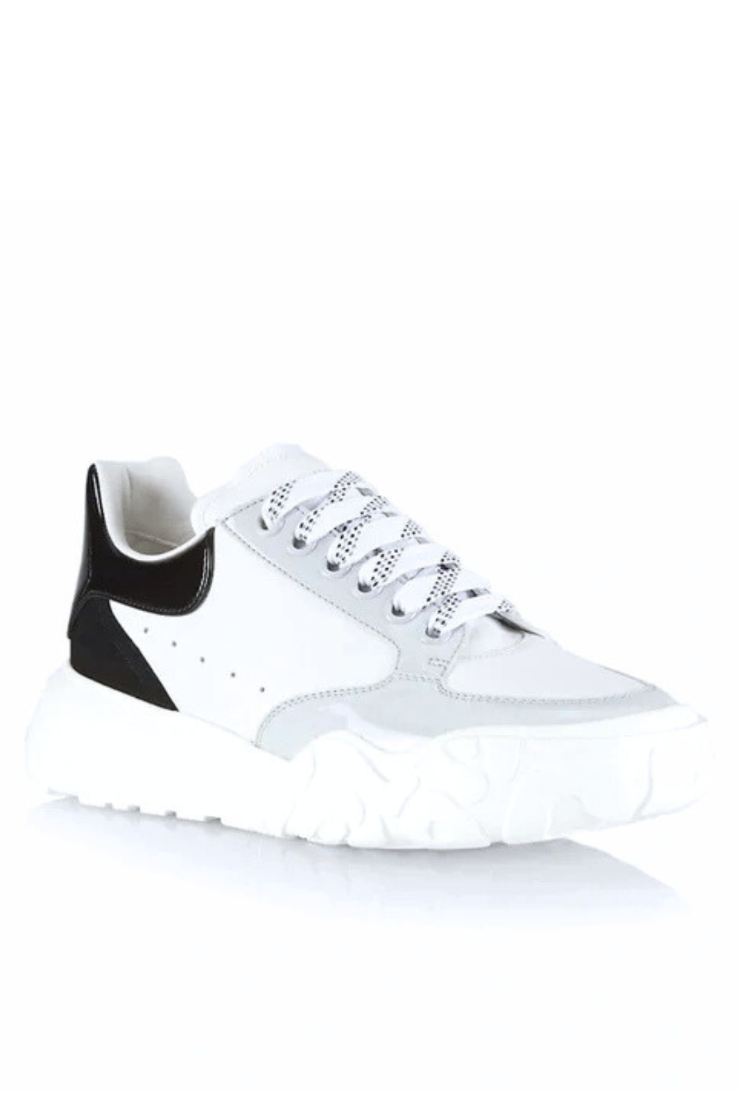 Alexander Mcqueen Oversized Court Leather Low-Top Trainers