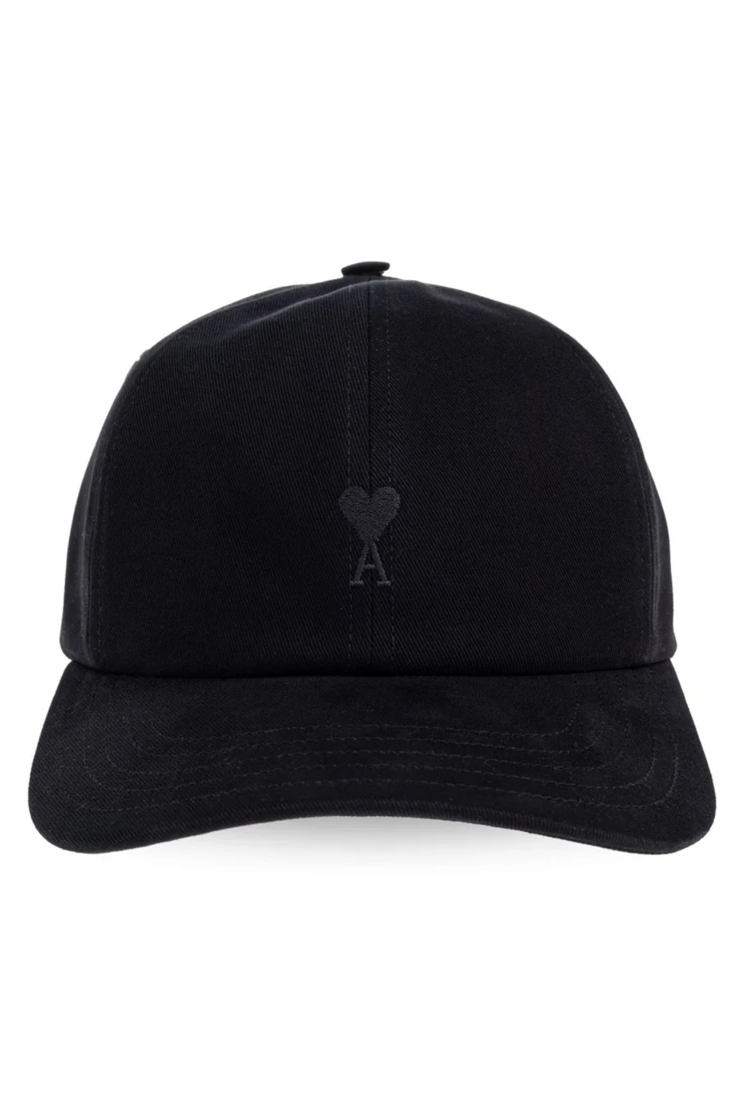 Ami Paris Logo Embroidered Curved Peak Cap