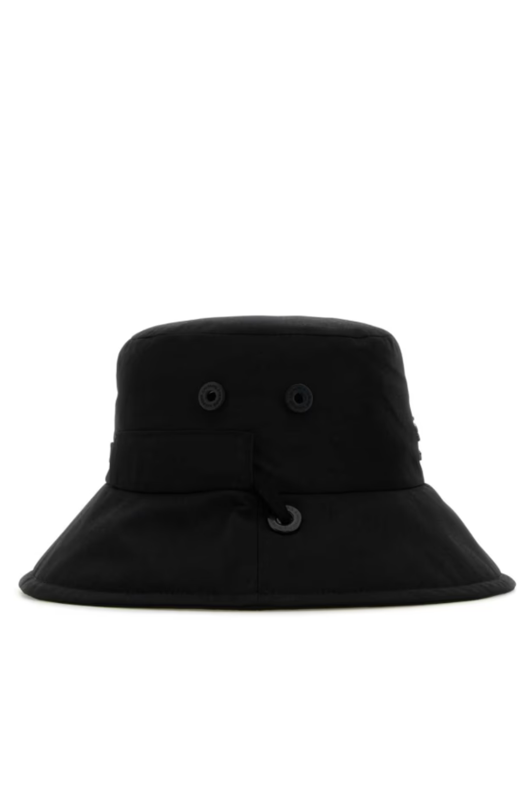 Ami Paris Men Black Polyester Bucket Hat