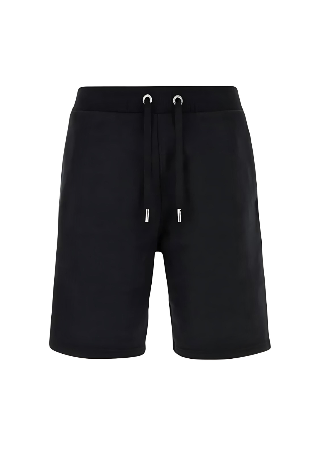 Ami Paris Black stretch cotton bermuda shorts in black