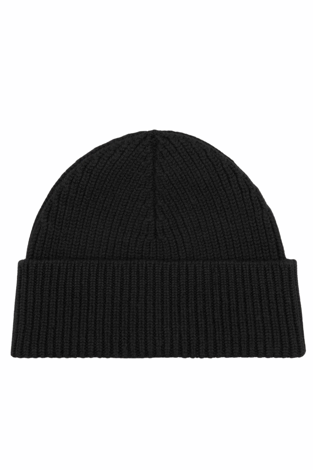 Ami Paris Black Wool Ami De Coeur Beanie