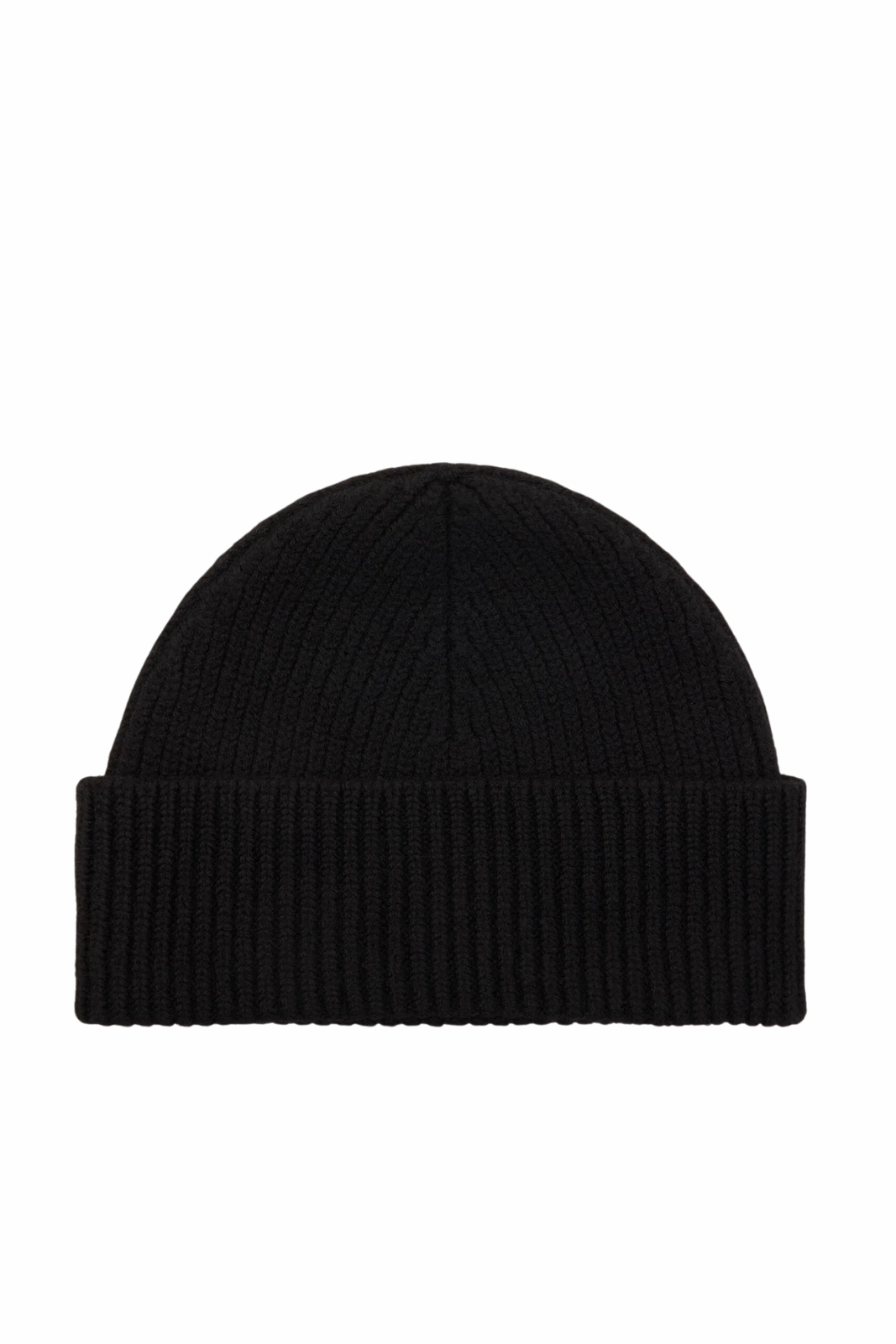 Ami Paris Men's Black wool beanie with Ami de Coeur