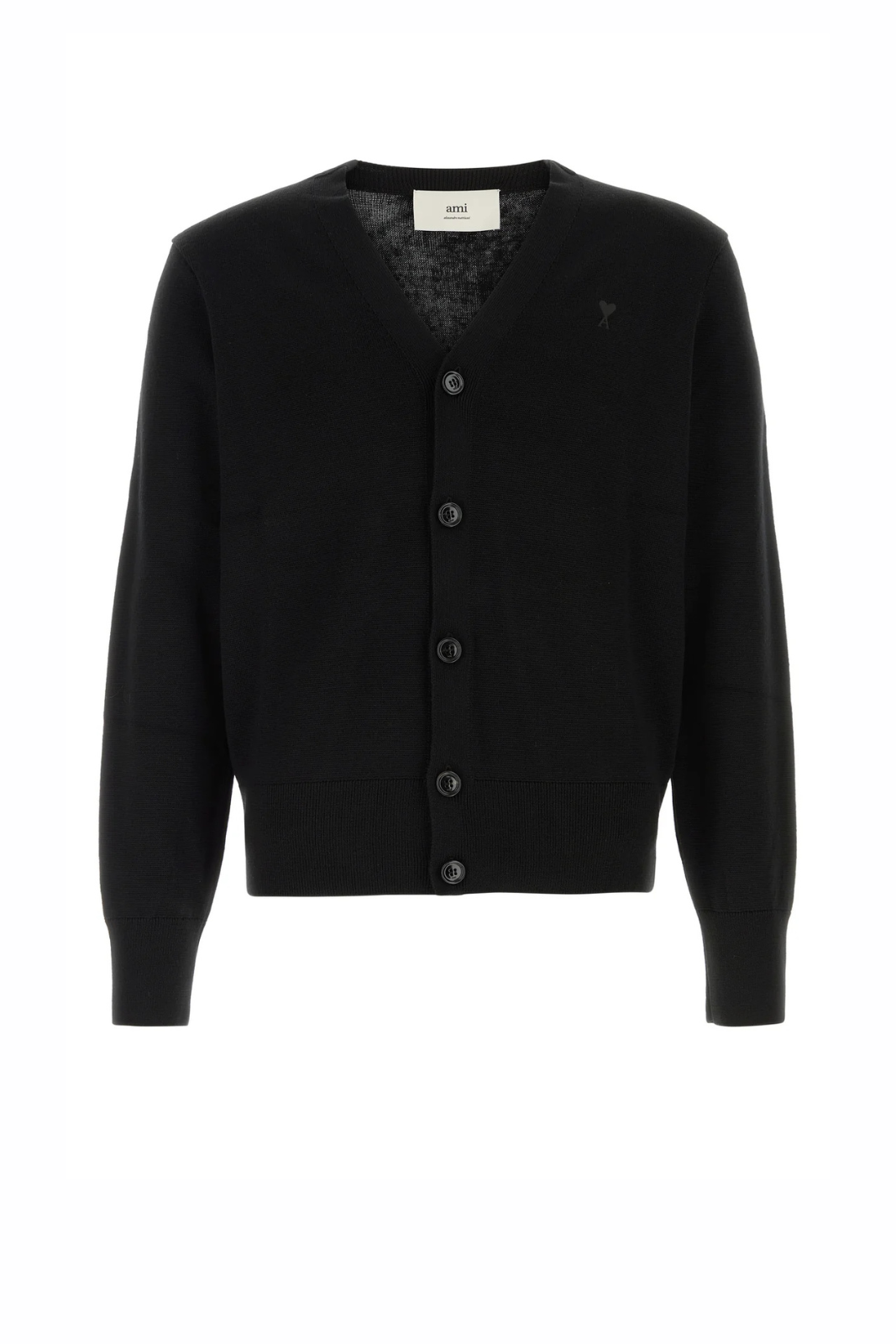 Ami Paris Black wool cardigan