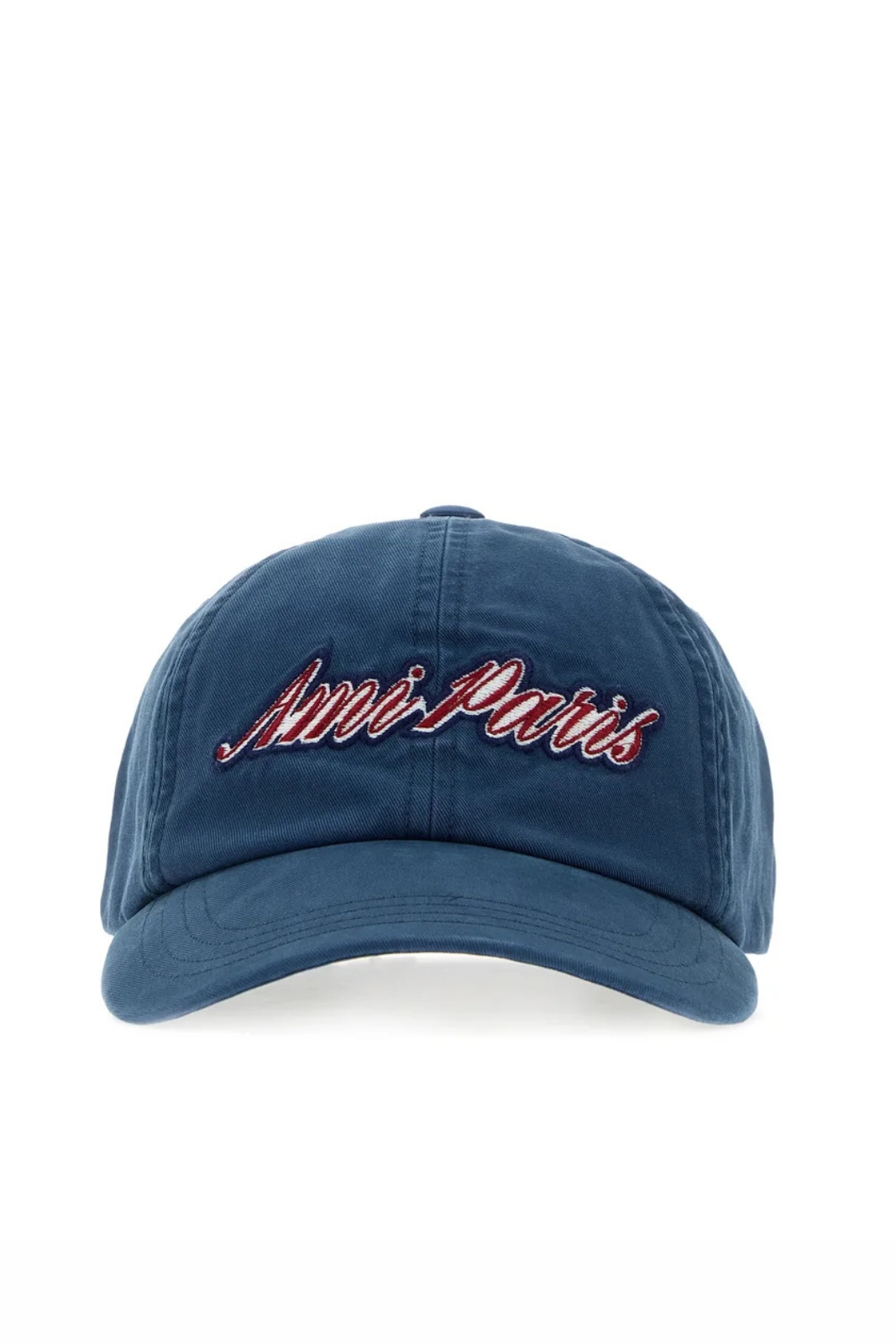 Ami Paris Blue cotton baseball cap