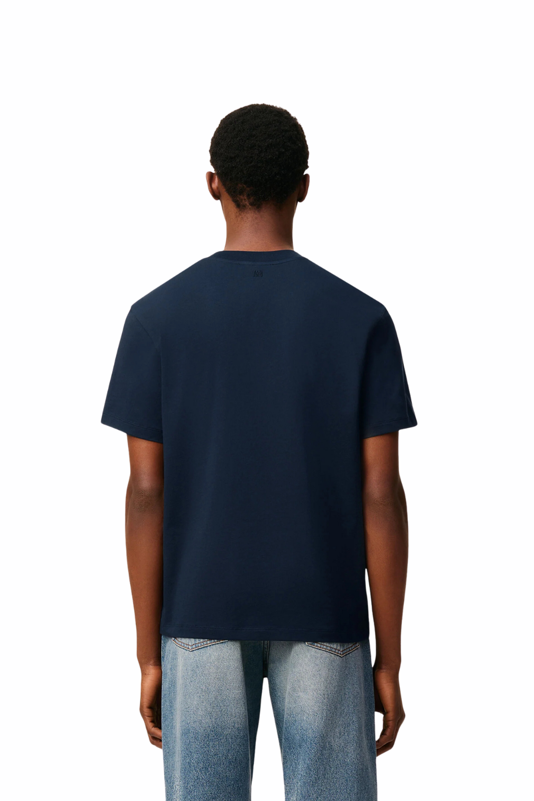 Ami Paris Navy Cotton Ami de Coeur T-Shirt