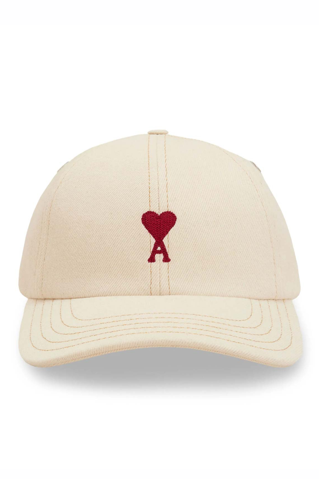 Ami Paris white cream De Coeur Cap