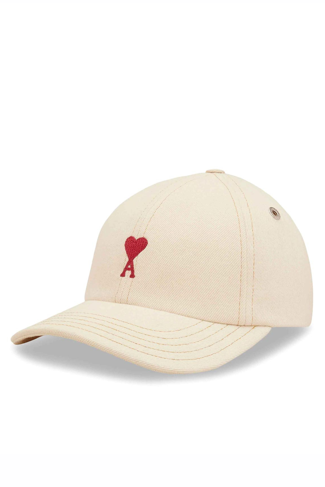 Ami Paris white cream De Coeur Cap