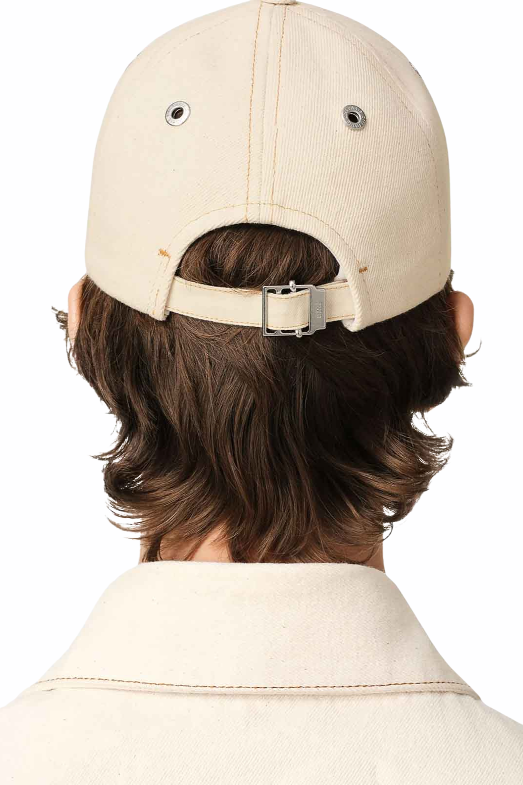 Ami Paris white cream De Coeur Cap