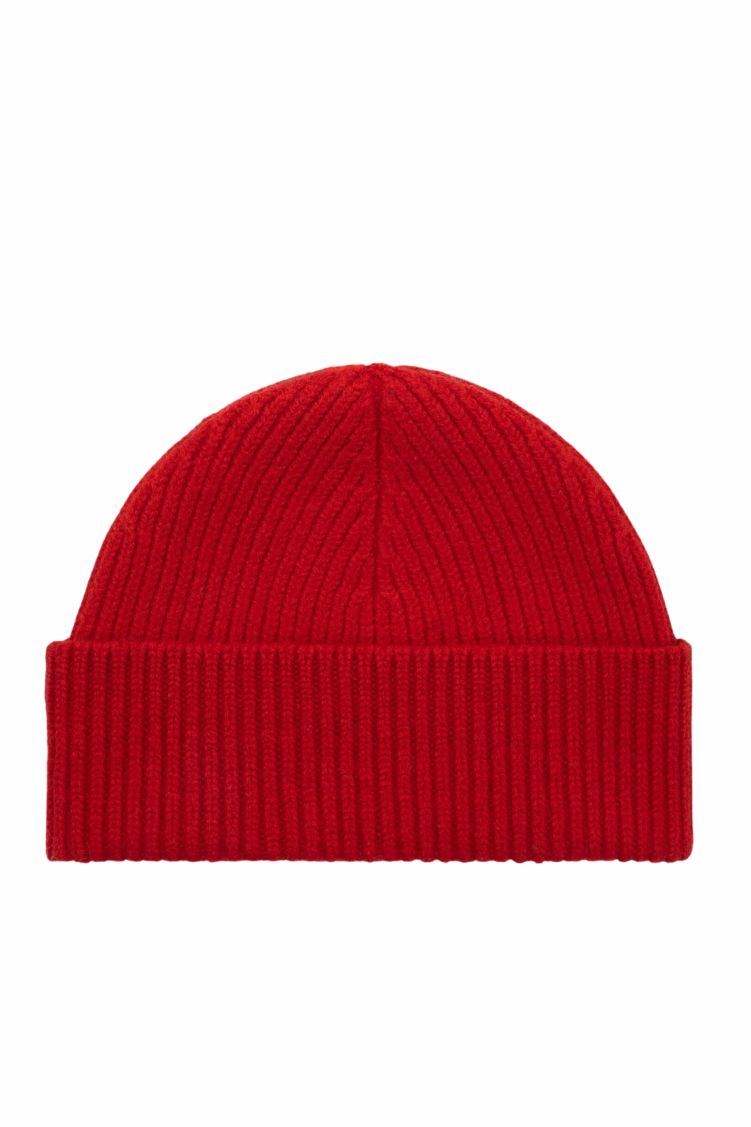 Ami Paris Men's Red wool beanie with Ami de Coeur