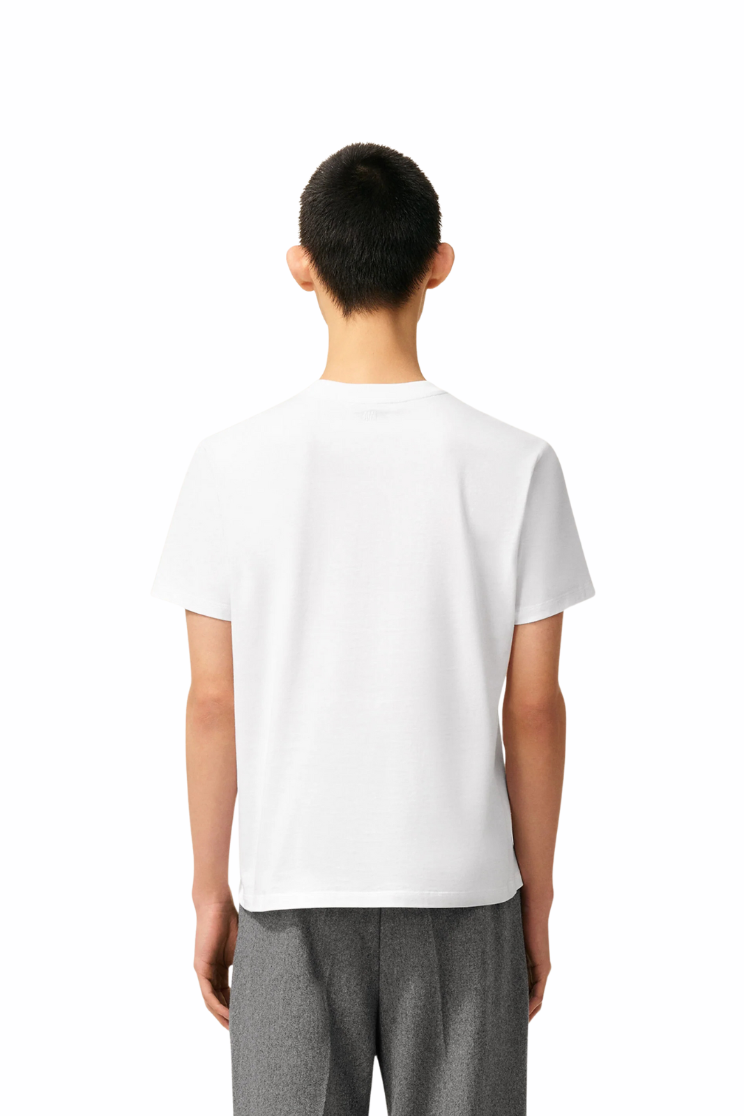 Ami Paris White Cotton Ami De Coeur T-shirt