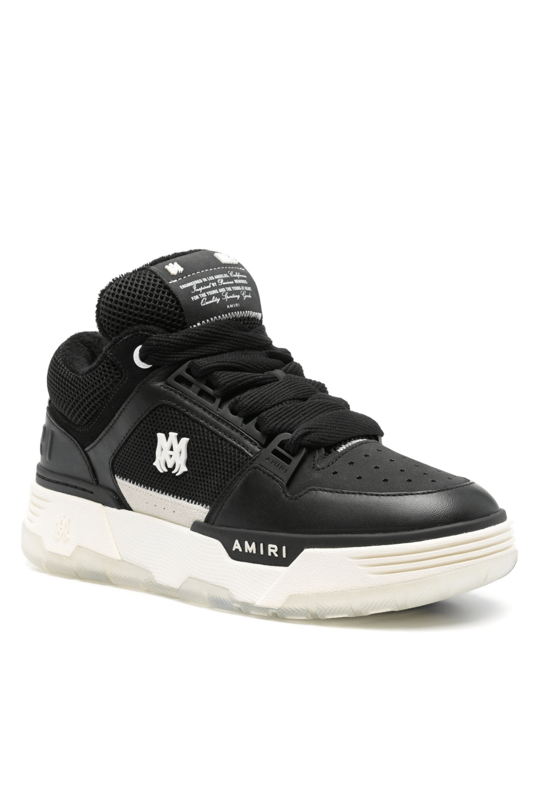Amiri MA-1 Black  Leather and Mesh Men Sneakers