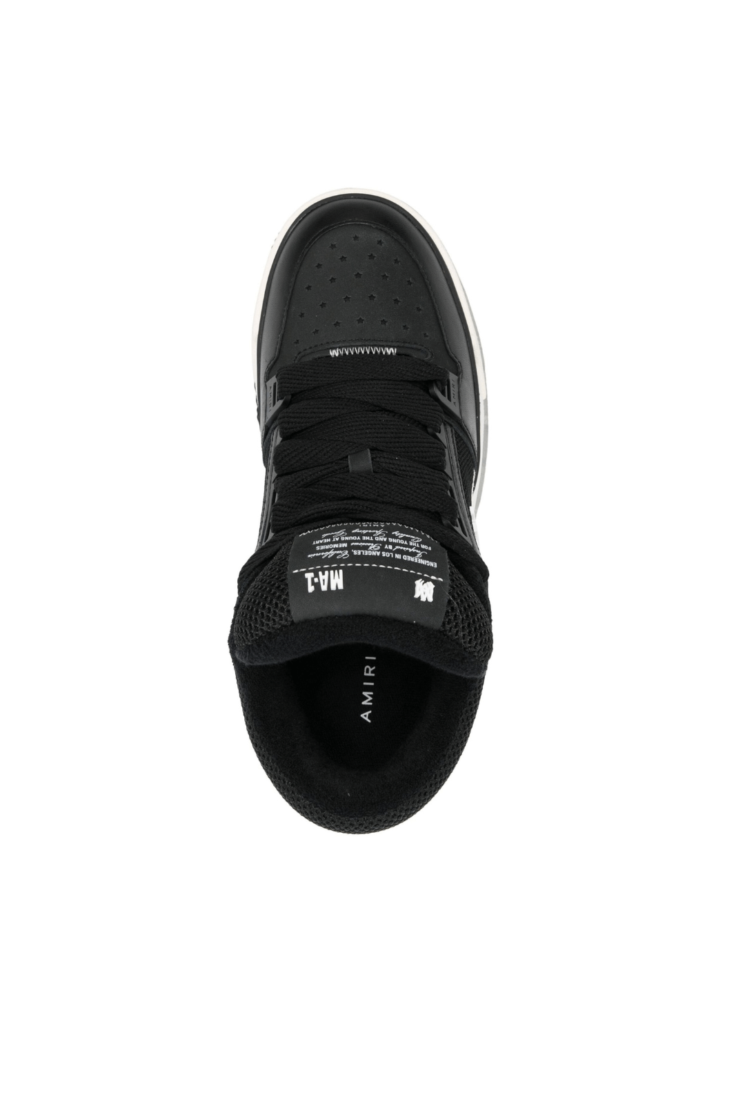 Amiri MA-1 Black Leather and Mesh Men Sneakers