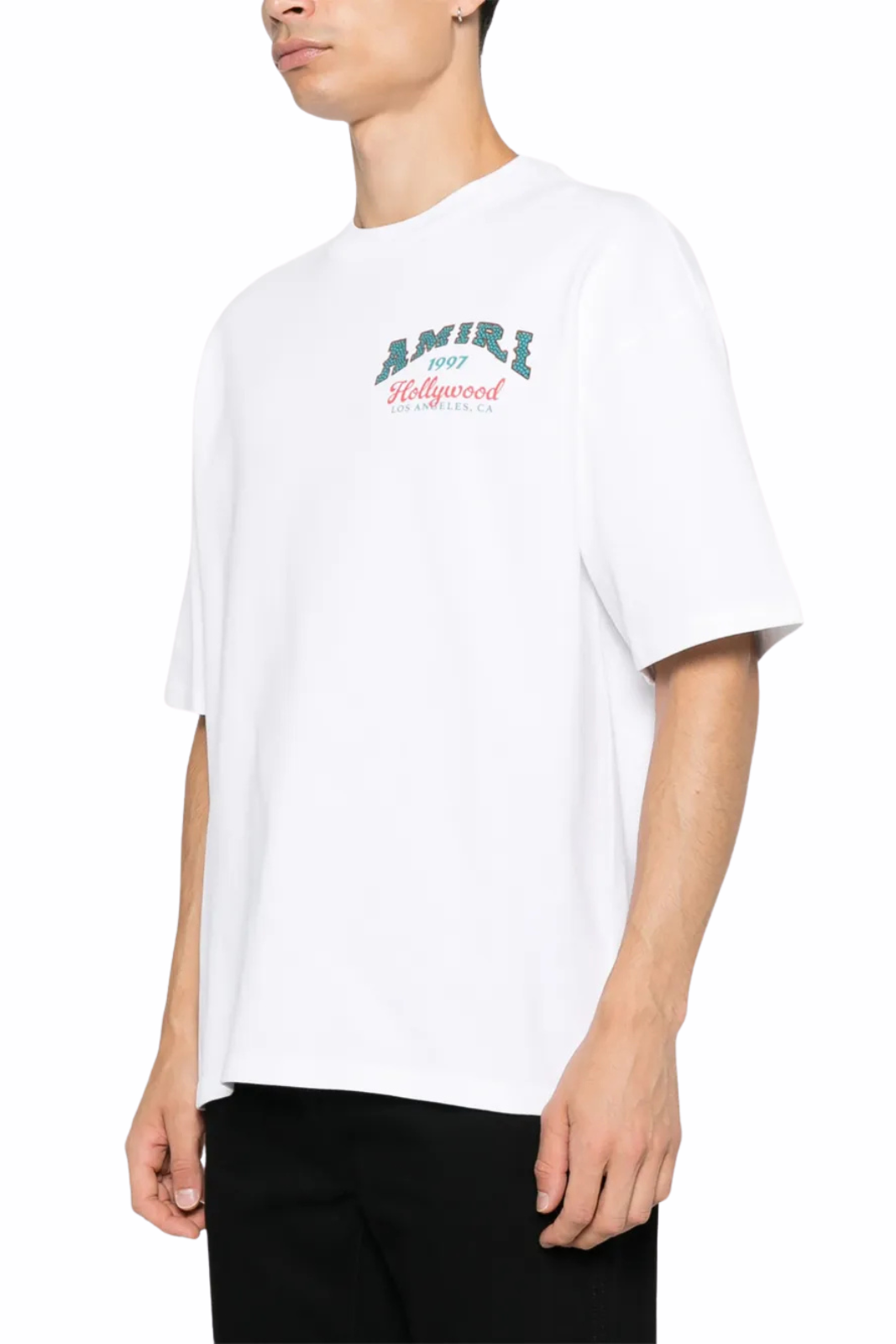 Amiri White Hollywood oversized T-shirt