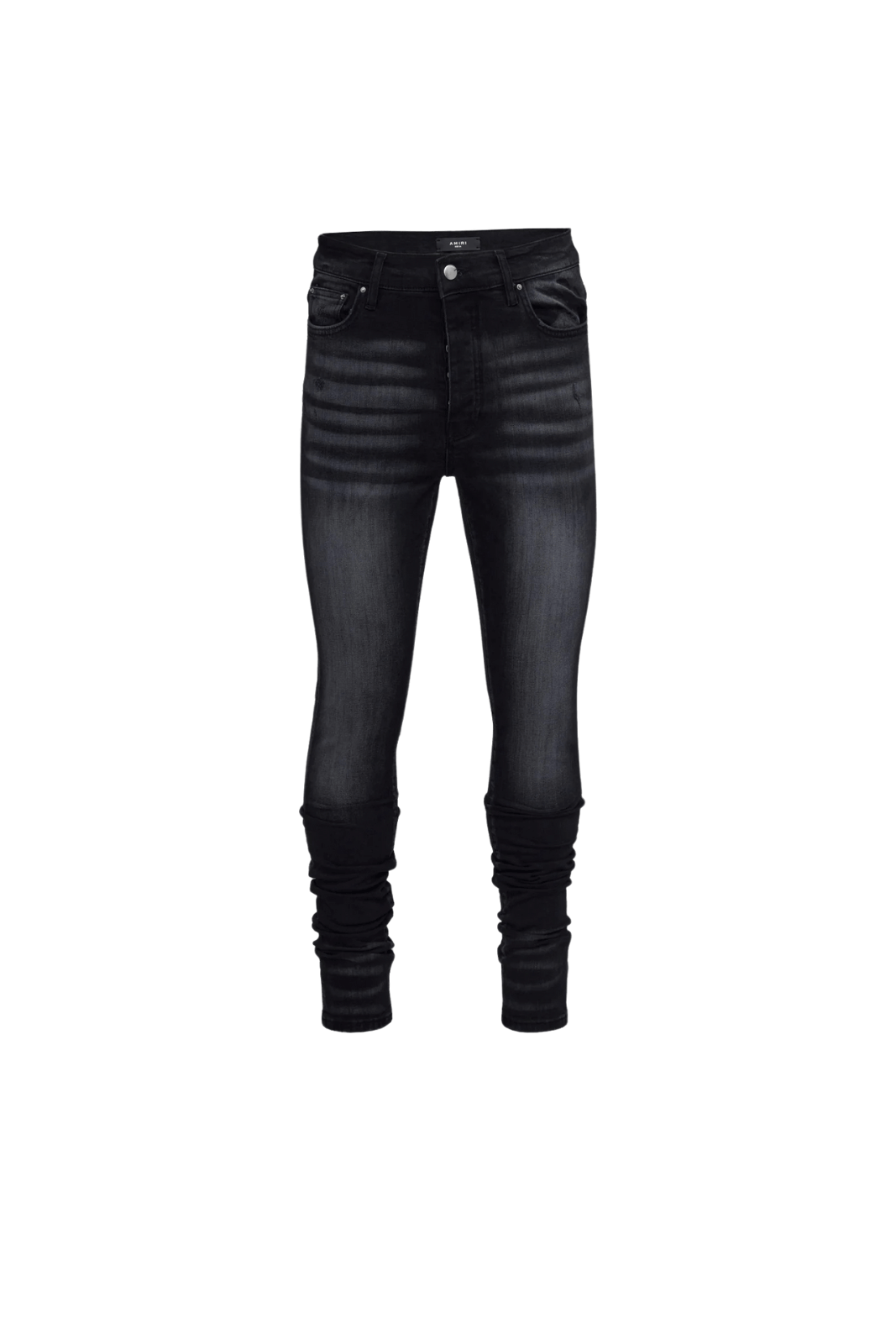 Amiri Low-rise skinny jeans Black