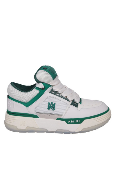 AMIRI スニーカー US 9 ホワイト/グリーン Amiri MA-1 Low-Top Men Sneakers White Green | Exclusiv la Finery