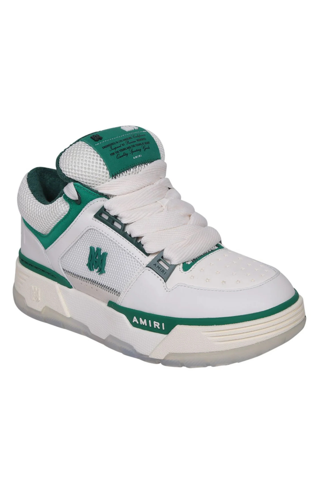 Amiri MA-1 Low-Top Man Sneakers White Green