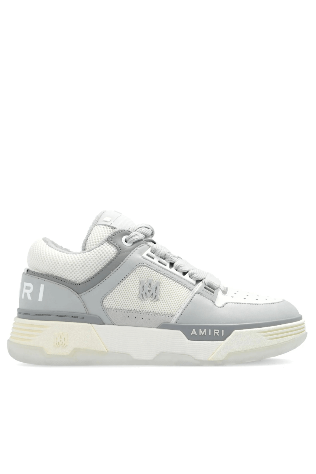 Amiri MA-1 panelled leather man sneakers grey