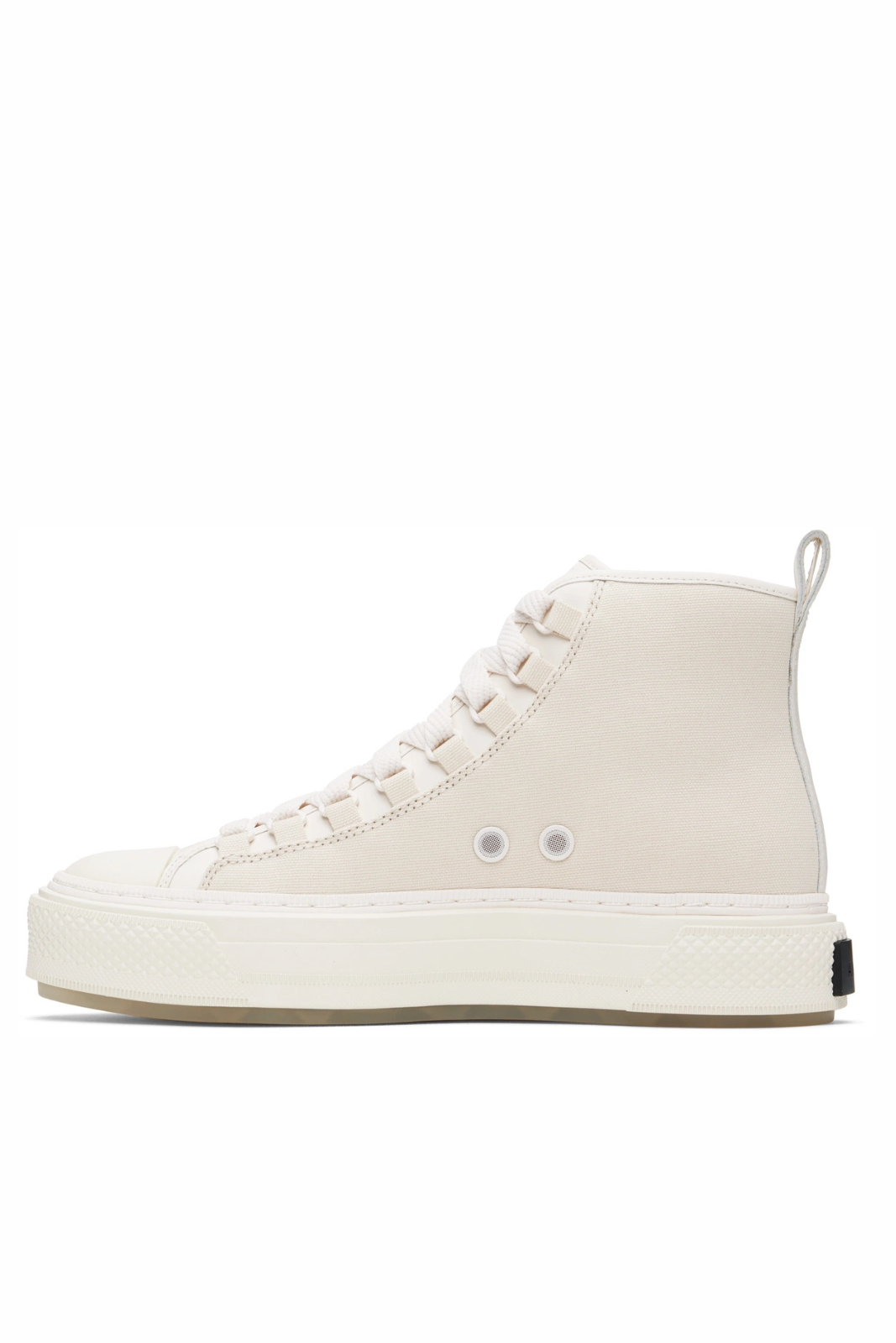 Amiri Court leather-trimmed sneakers Beige
