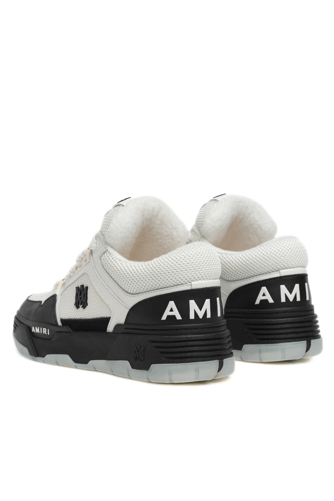 Amiri MA-1 Men's White Black Logo Patch Sneakers