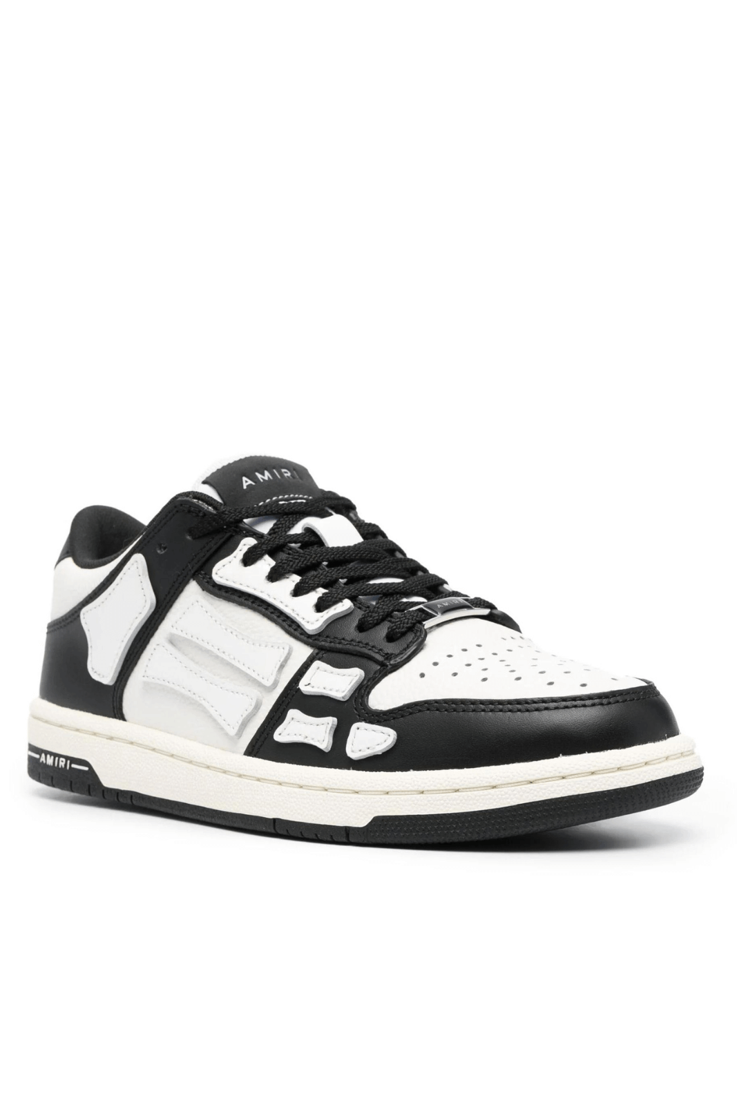 Amiri Skel Top leather sneakers black/white