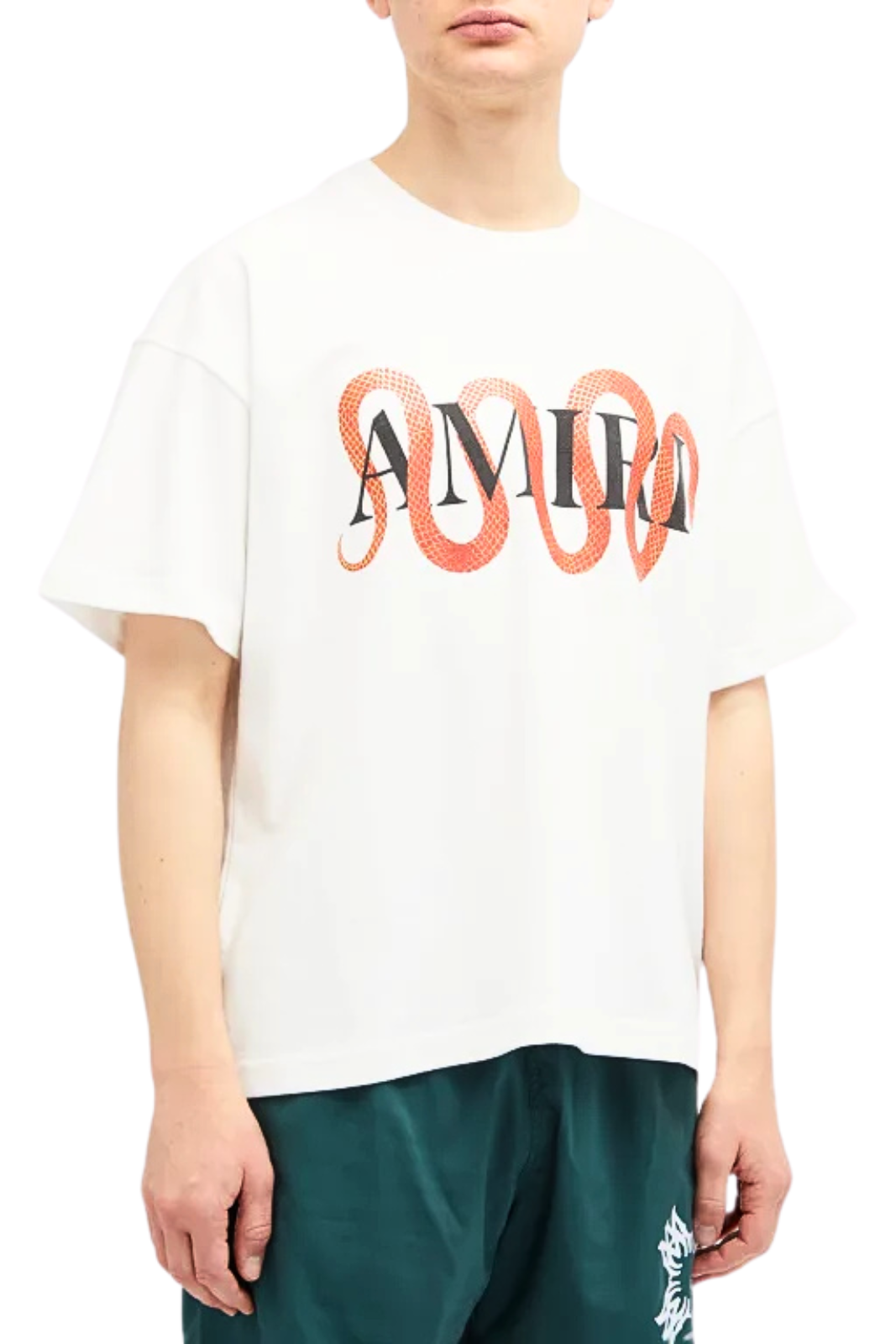 Amiri Snake Chinese New Year White T-Shirt for men