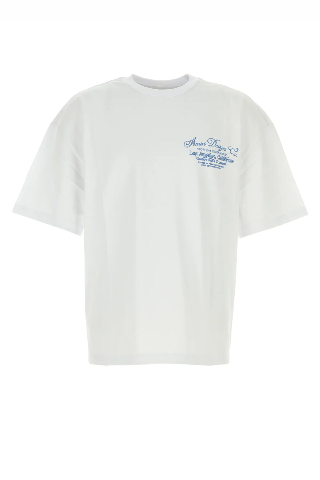 Amiri White cotton oversize t-shirt