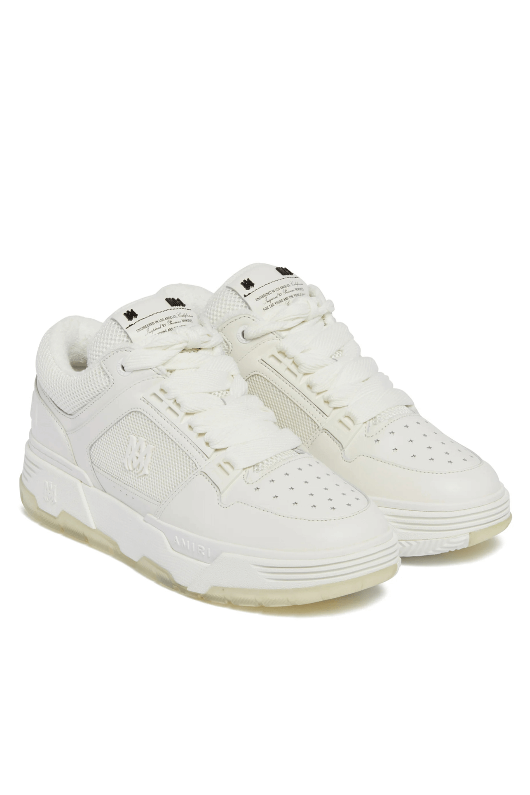 Amiri MA-1  White  Leather and Mesh