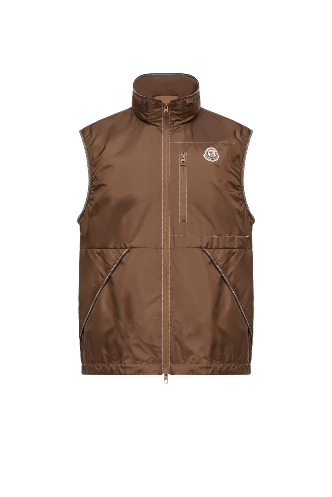 Moncler Ansiei Brown men Gilet