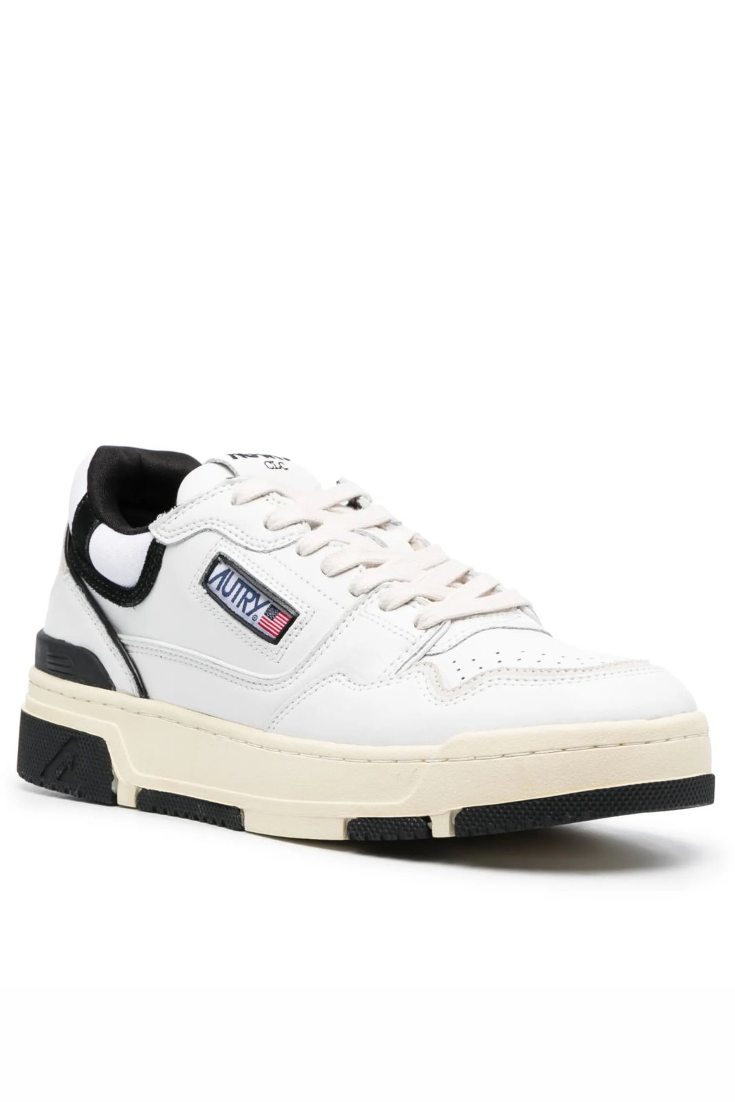 Autry Action low-top leather sneakers White Black