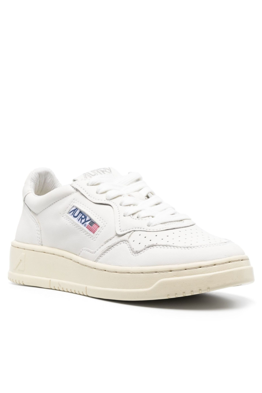 Autry Medalist low-top leather white sneakers