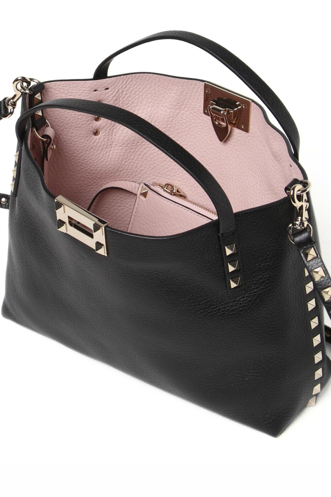 Valentino Garavani Shoulder bag woman Black Pink